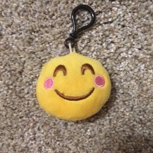 Smiley face keychain